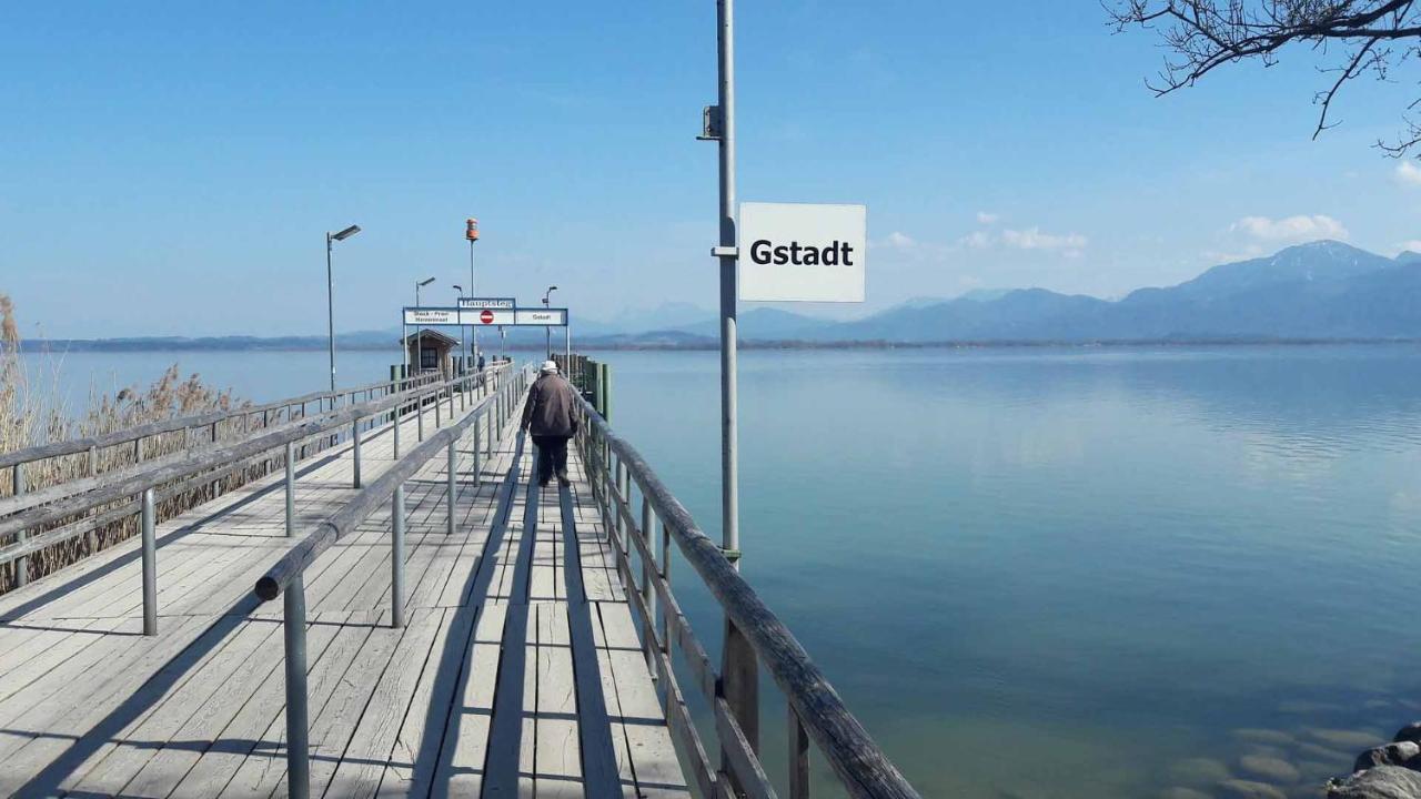 Lieblingseck Nachhaltige 5 Sterne Ferienwohnung Direkt Am Chiemsee 吉塔特埃姆吉姆 外观 照片